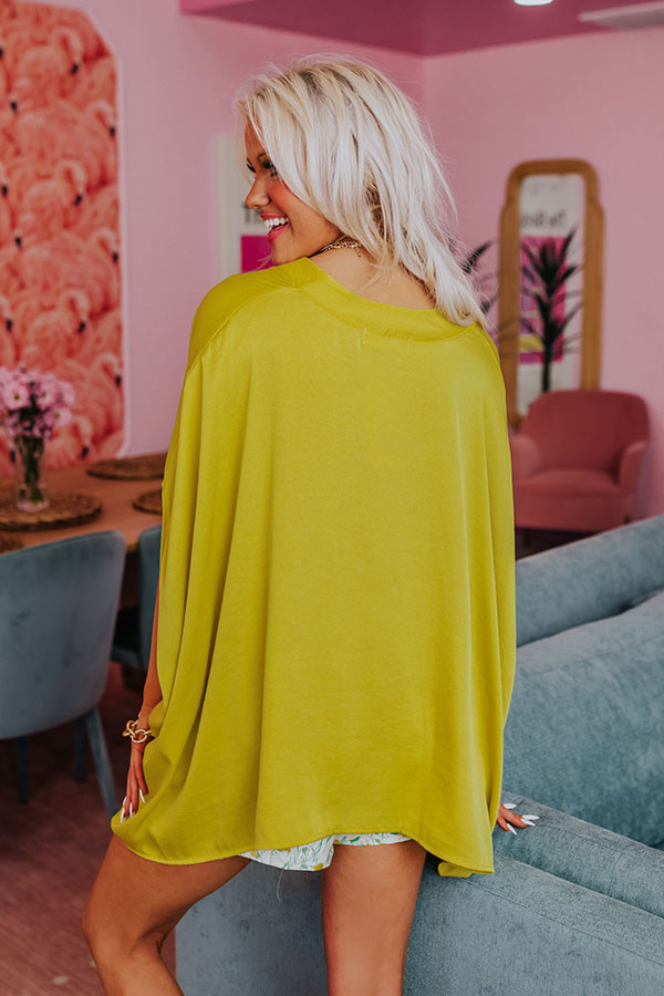 Blissful Beginnings Shift Top In Lime Punch