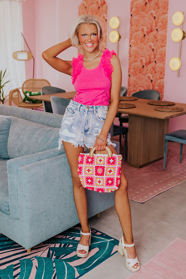 Better Stand Out Top In Pink