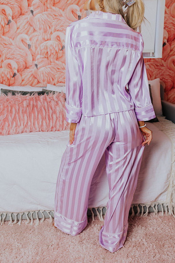 Unwind And Relax Pajama Pants In Lavender