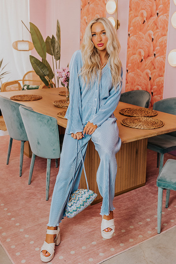 Keen On You Pleated High Waist Pants