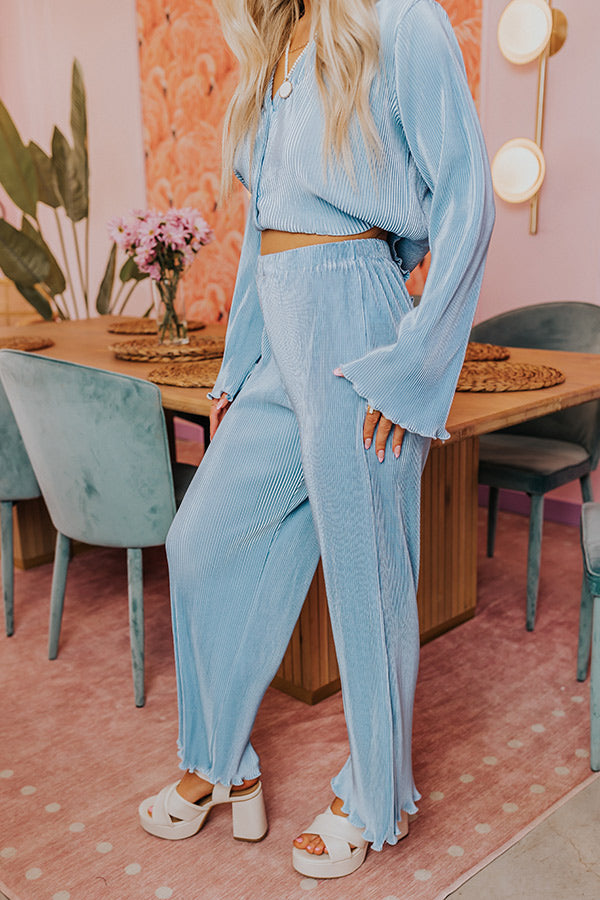 Keen On You Pleated High Waist Pants
