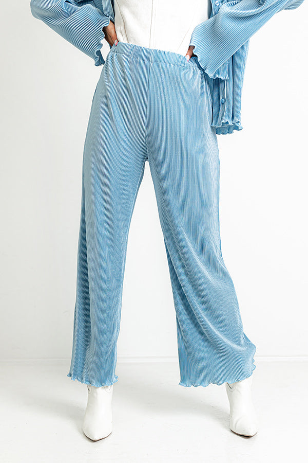 Keen On You Pleated High Waist Pants