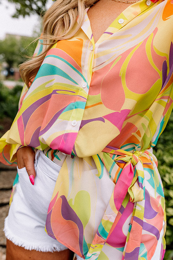 Paradise Dreaming Tunic Top Curves