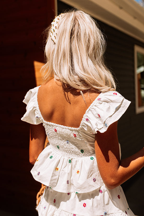 Outpost Embroidered Crop Top
