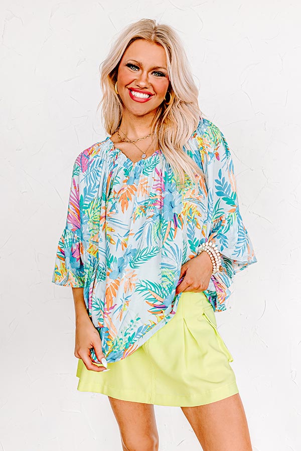 Pearl Paradise Floral Top