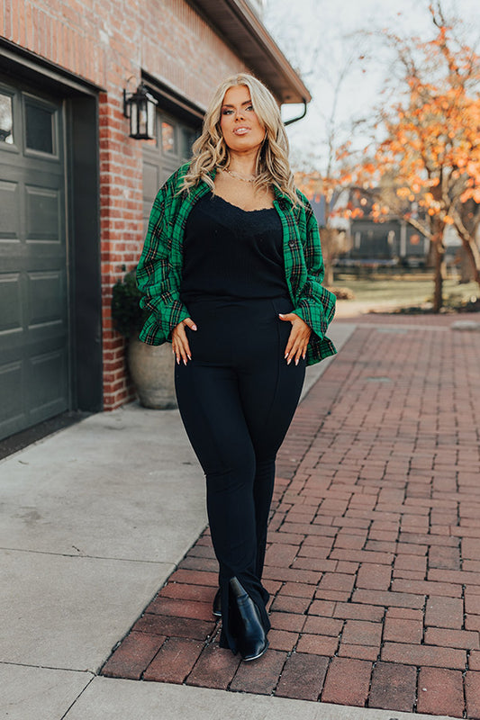 The Aleena High Waist Trousers Curves