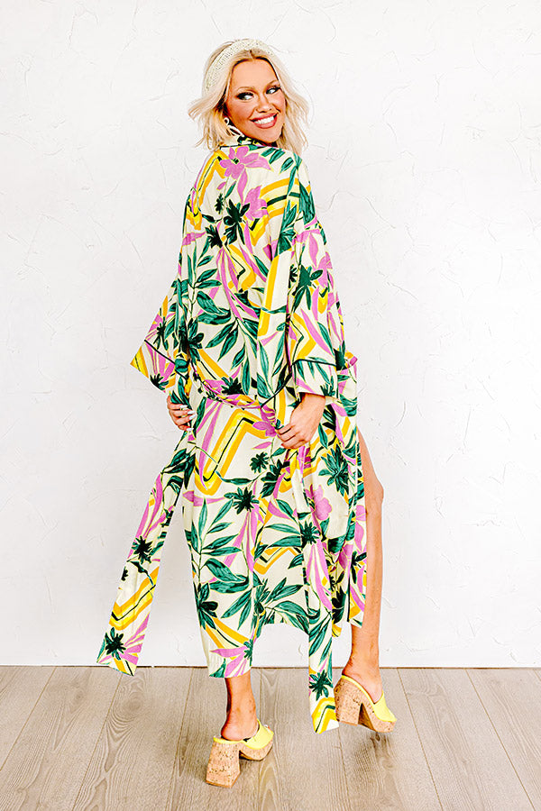 Coastal Kisses Floral Duster