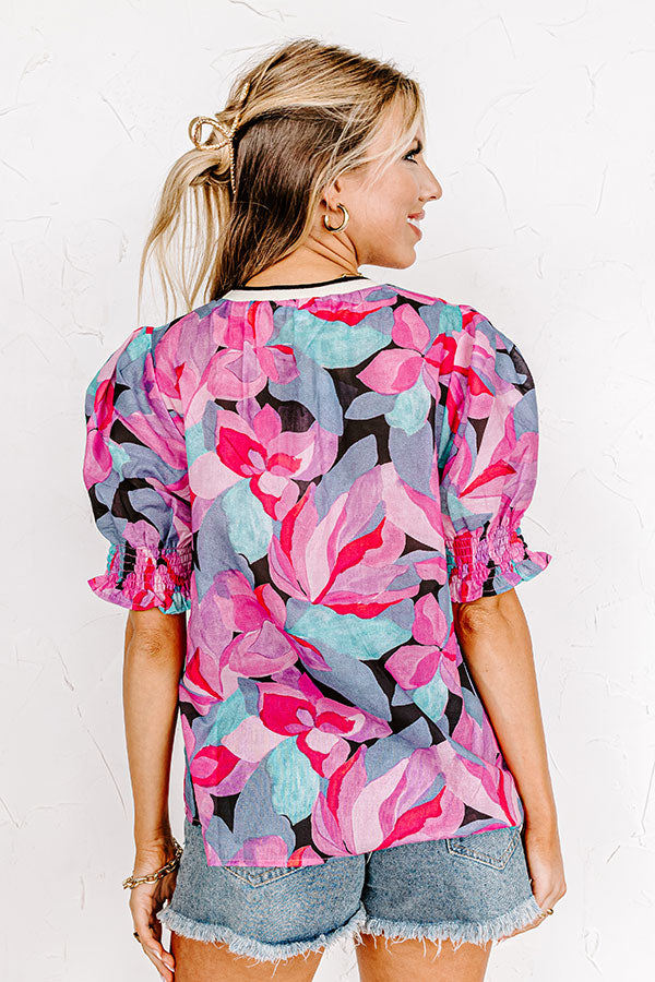 Casually Stunning Floral Top