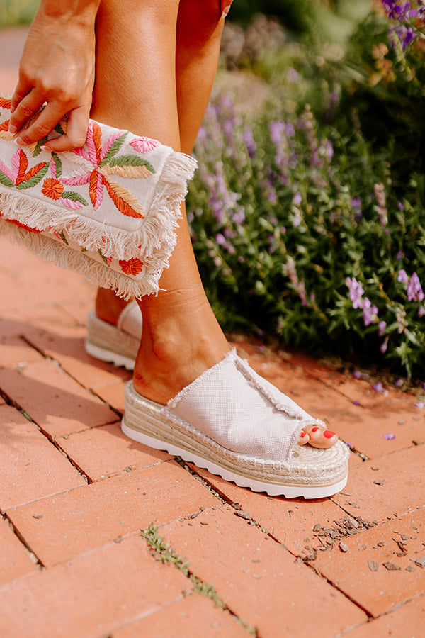 The Griffen Espadrille in Light Birch