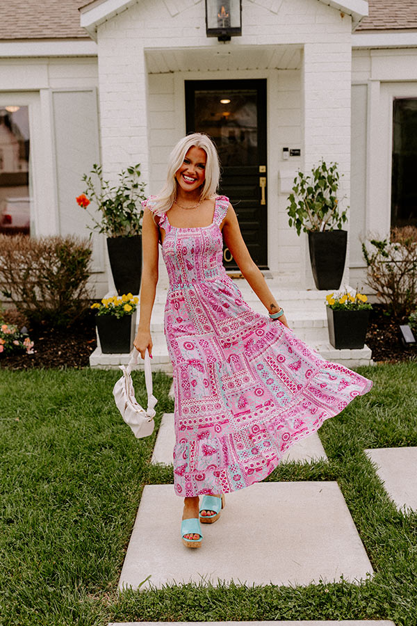 Sunny Delights Smocked Midi