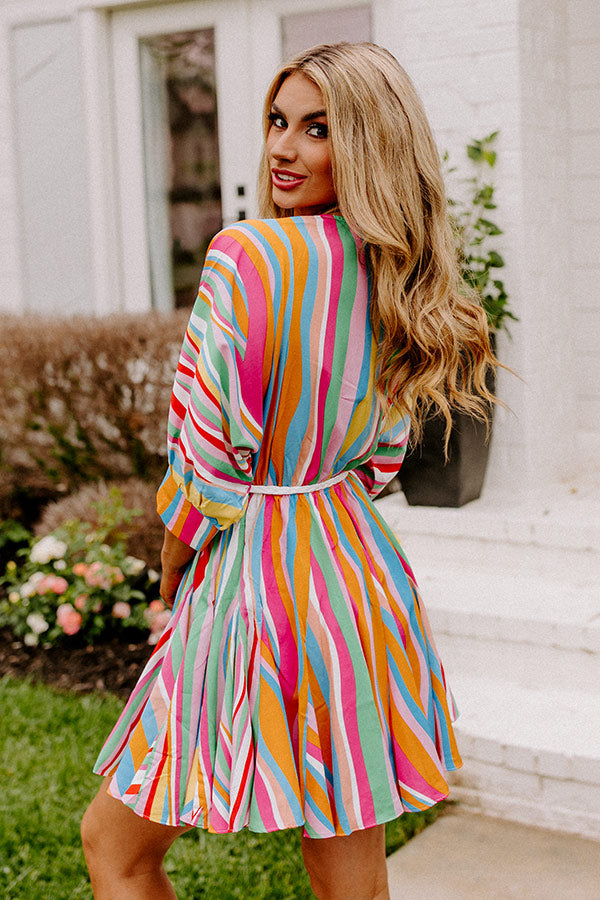 Really Radiant Stripe Dress