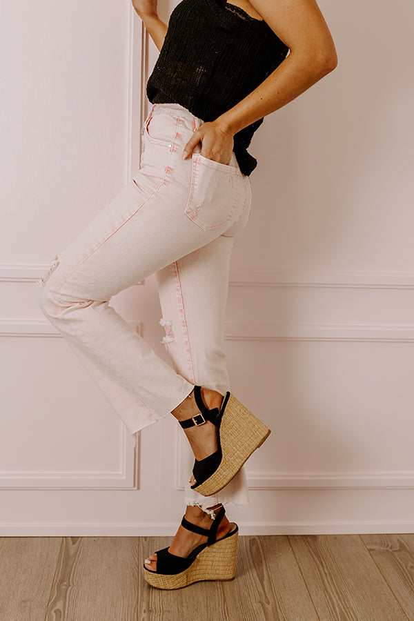 Risen The Alondra High Waist Distressed Jean