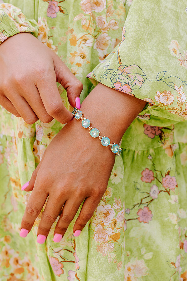 Ready To Shimmer Bracelet In Mint