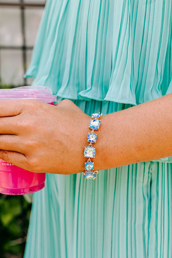 Stunning Vibes Bracelet In Aqua