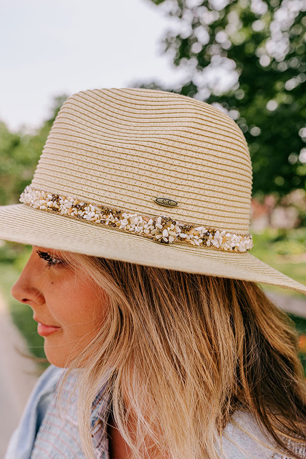 Out For Brunch Woven Hat In Natural