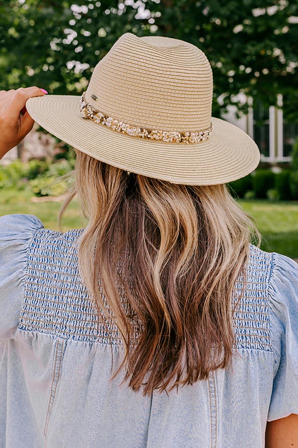 Out For Brunch Woven Hat In Natural