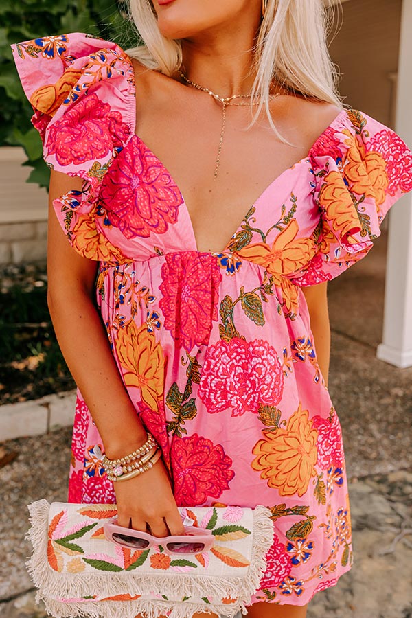 Island Lover Floral Mini Dress