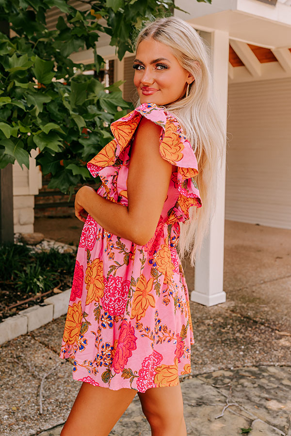 Island Lover Floral Mini Dress