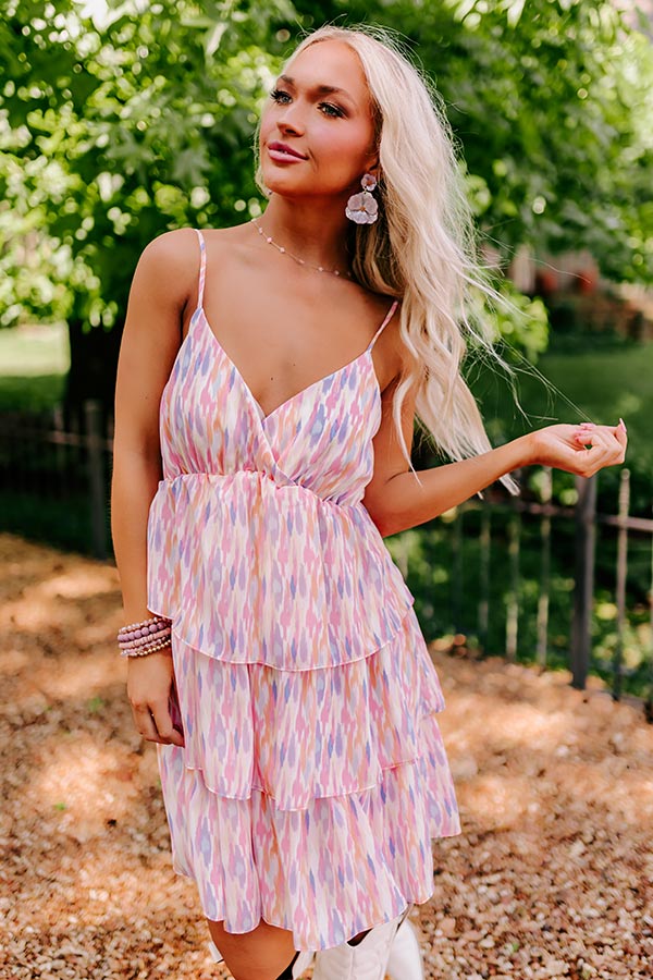 Captivating Cuteness Tiered Mini Dress