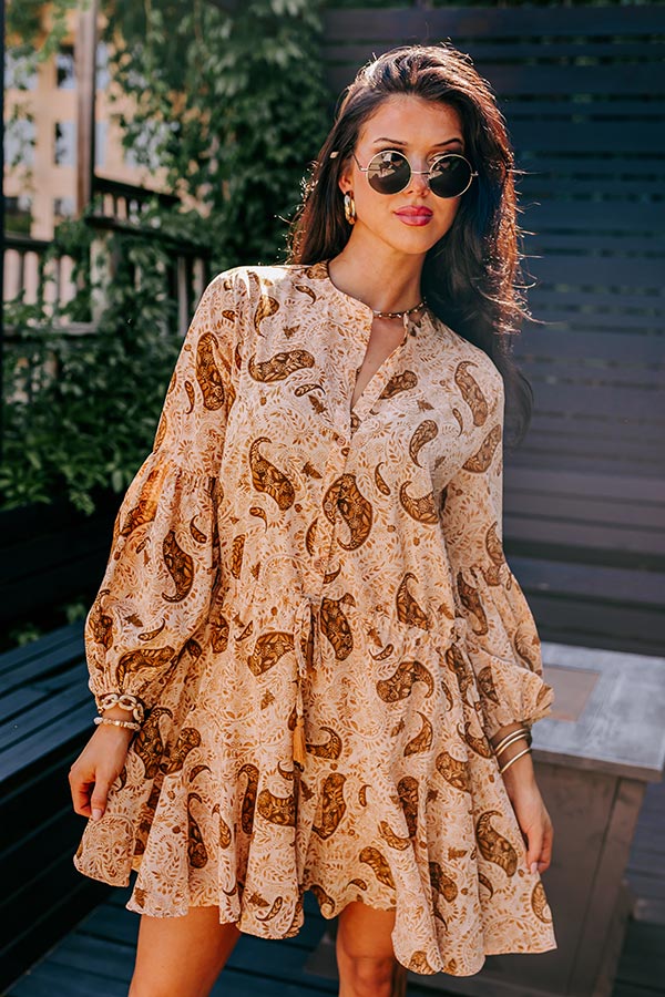 Travel To Europe Mini Dress