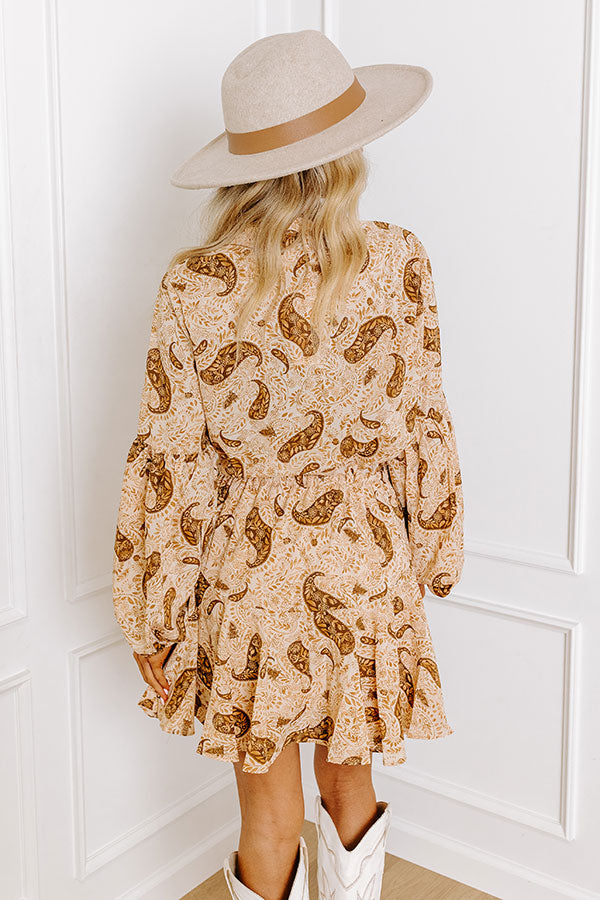 Travel To Europe Mini Dress