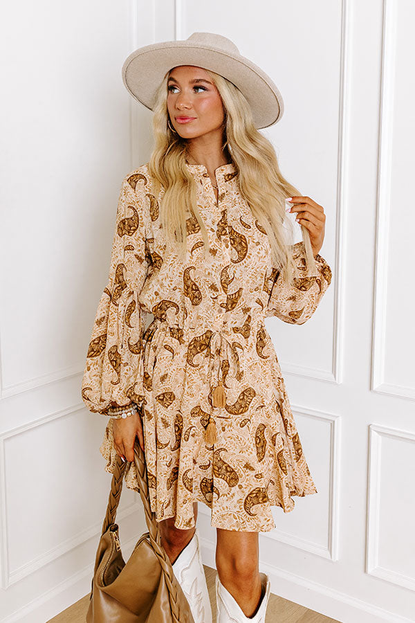 Travel To Europe Mini Dress