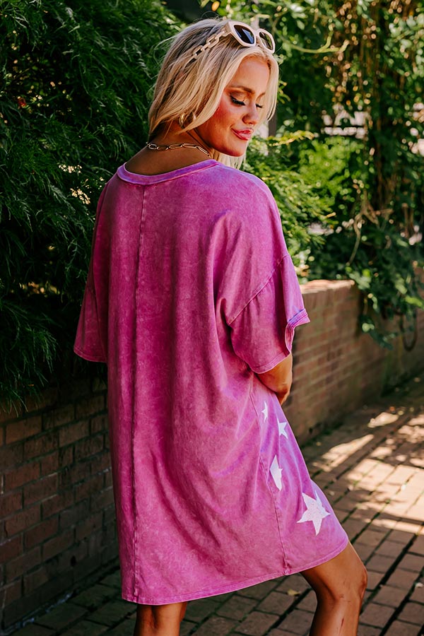 Watch The Stars Mineral Wash Dress