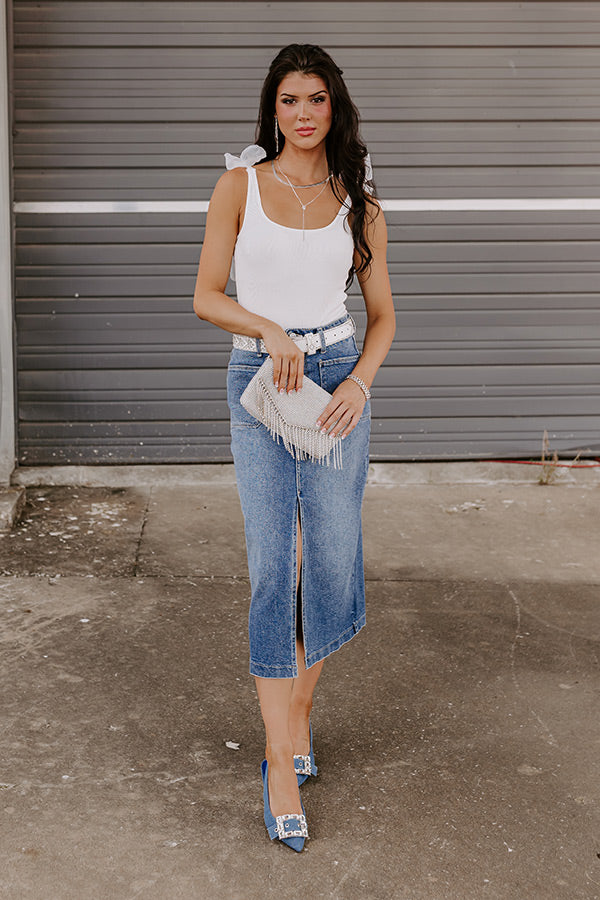 Hopeless Romantic Bodysuit In White
