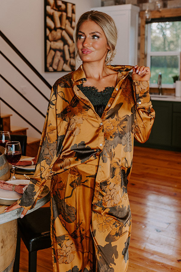 Look My Way Satin Top