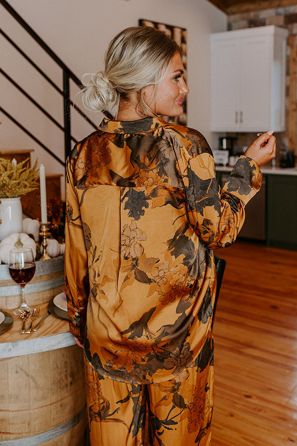 Look My Way Satin Top