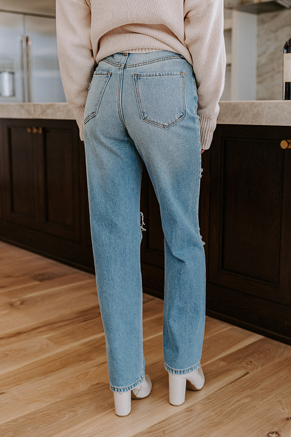 The Krysia High Waist Distressed Jean