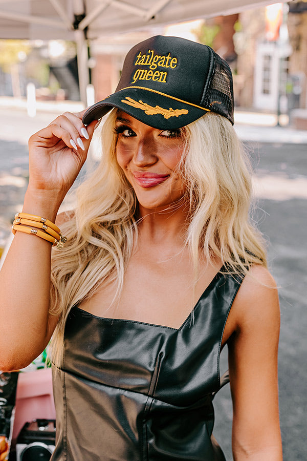 Tailgate Queen Embroidered Trucker Hat