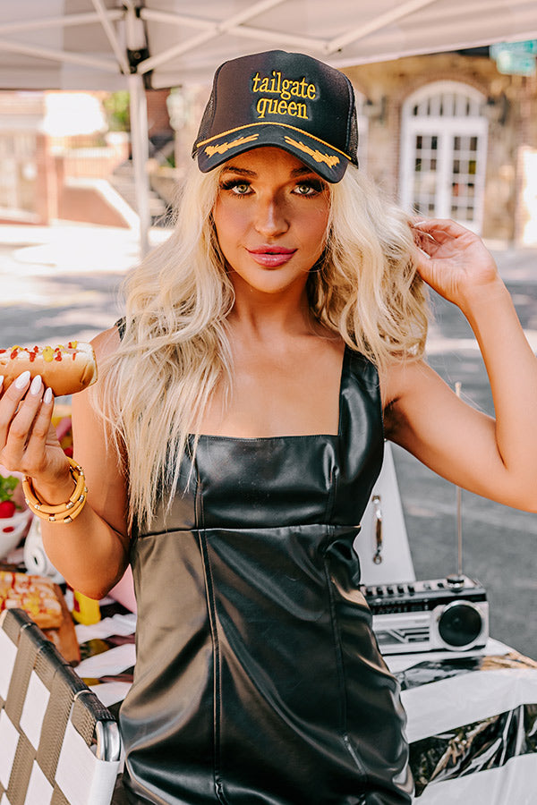 Tailgate Queen Embroidered Trucker Hat