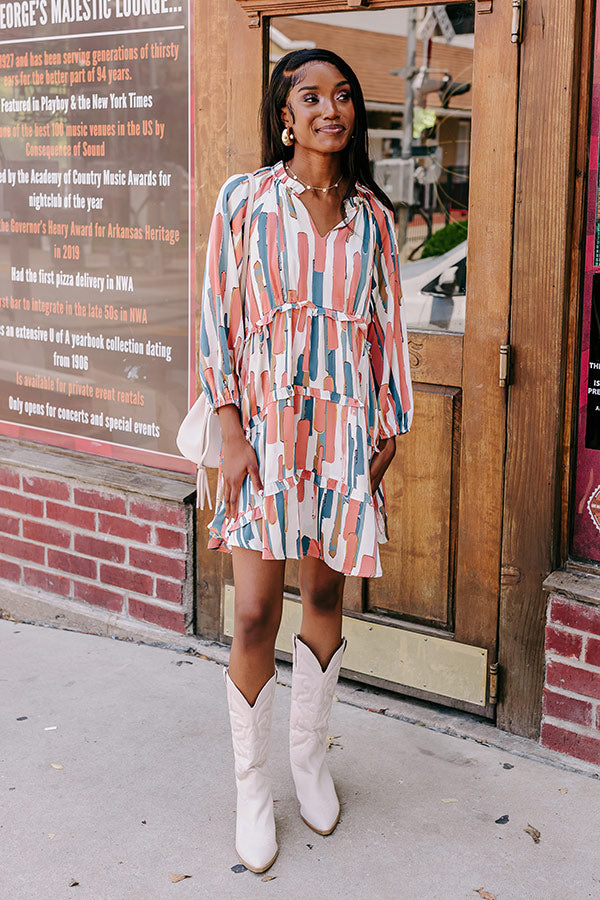 Market Square Satin Dress