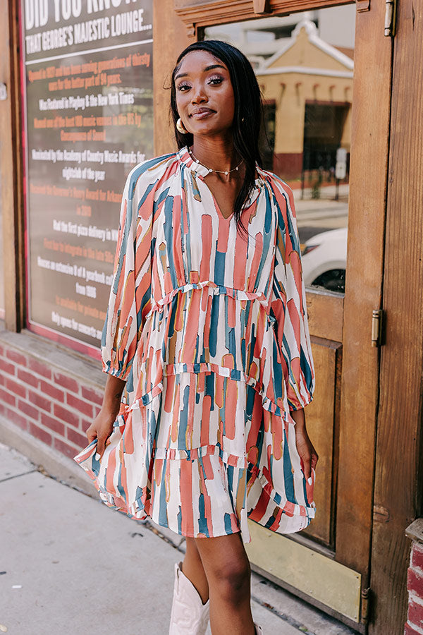Market Square Satin Dress