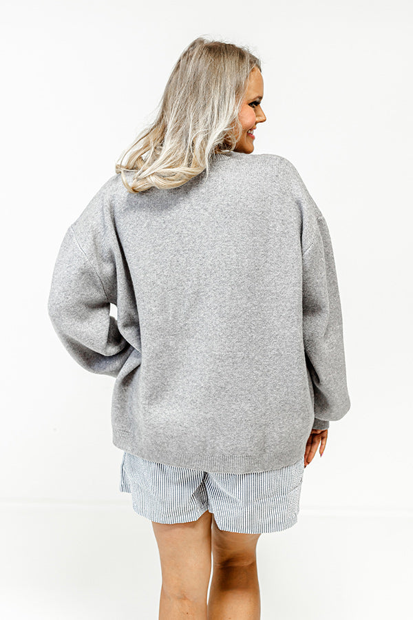Baseball Mom Sweater Curves