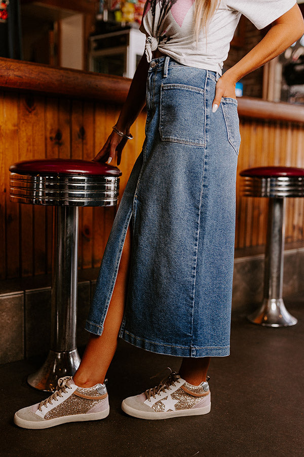 Just USA The Lovette Denim Skirt