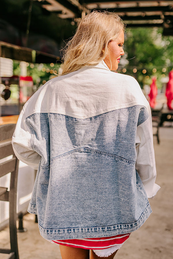 The Dex Denim Jacket Curves