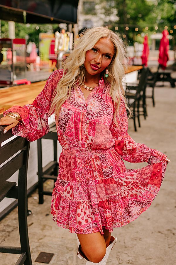 Chic Enterprise Paisley Dress