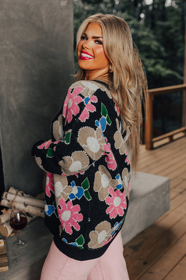 Sweet Sayings Knit Sweater Curves