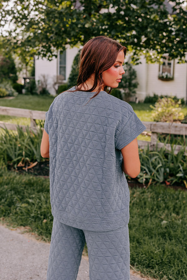 Creekside Cabin Shift Top In Slate