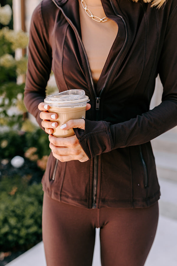 Active Vibe Butter Soft Jacket In Espresso
