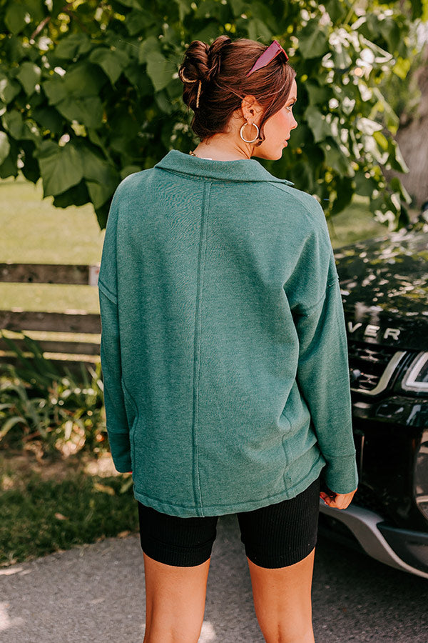 Better Than classic Sweatshirt In Hunter Green