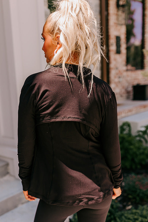 Active Vibe Butter Soft Jacket In Black