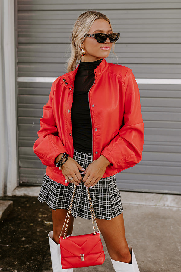 Venture Out Faux Leather Jacket