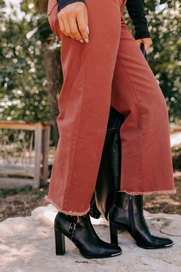 The Aurora Faux Leather Bootie