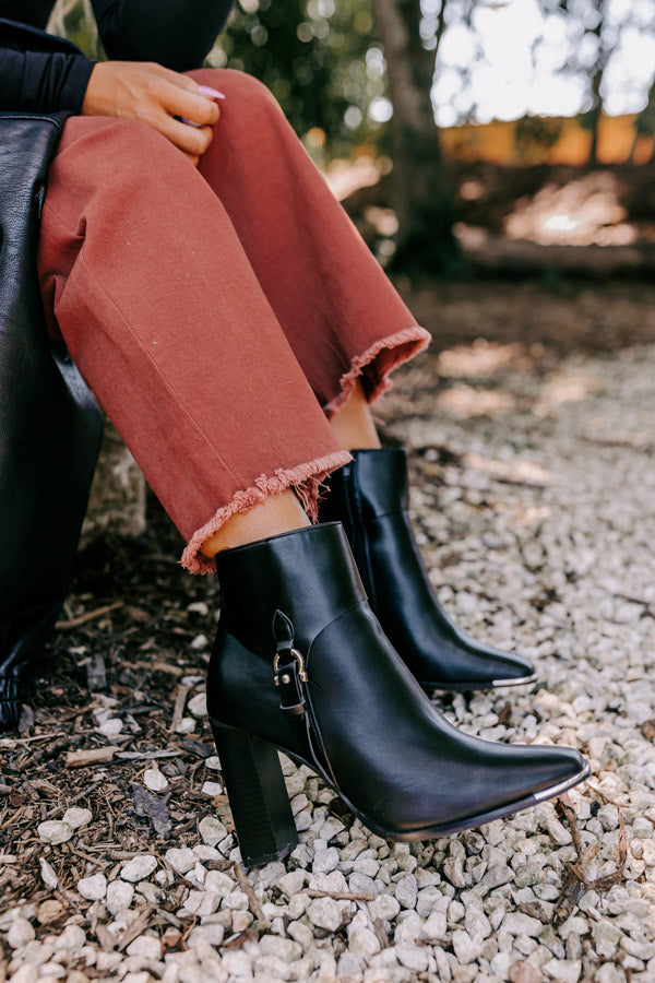 The Aurora Faux Leather Bootie