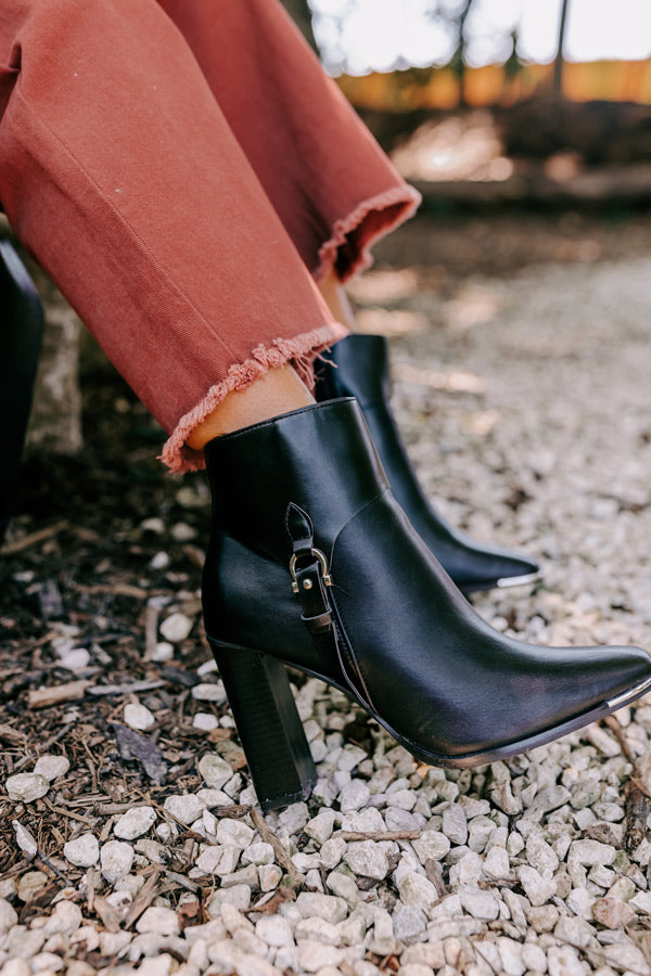 The Aurora Faux Leather Bootie