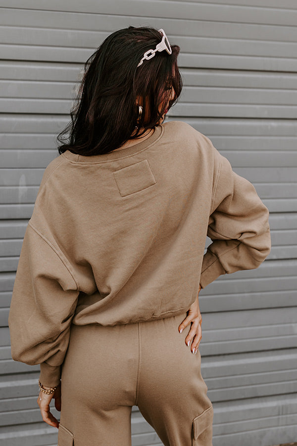 Risen Cozier Than Ever Sweatshirt In Mocha