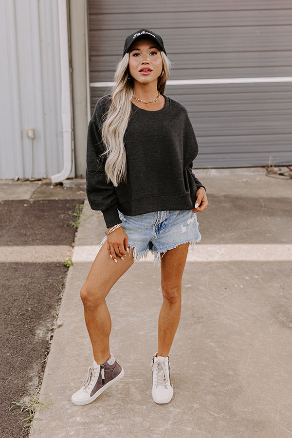 Risen Cozier Than Ever Sweatshirt In Black